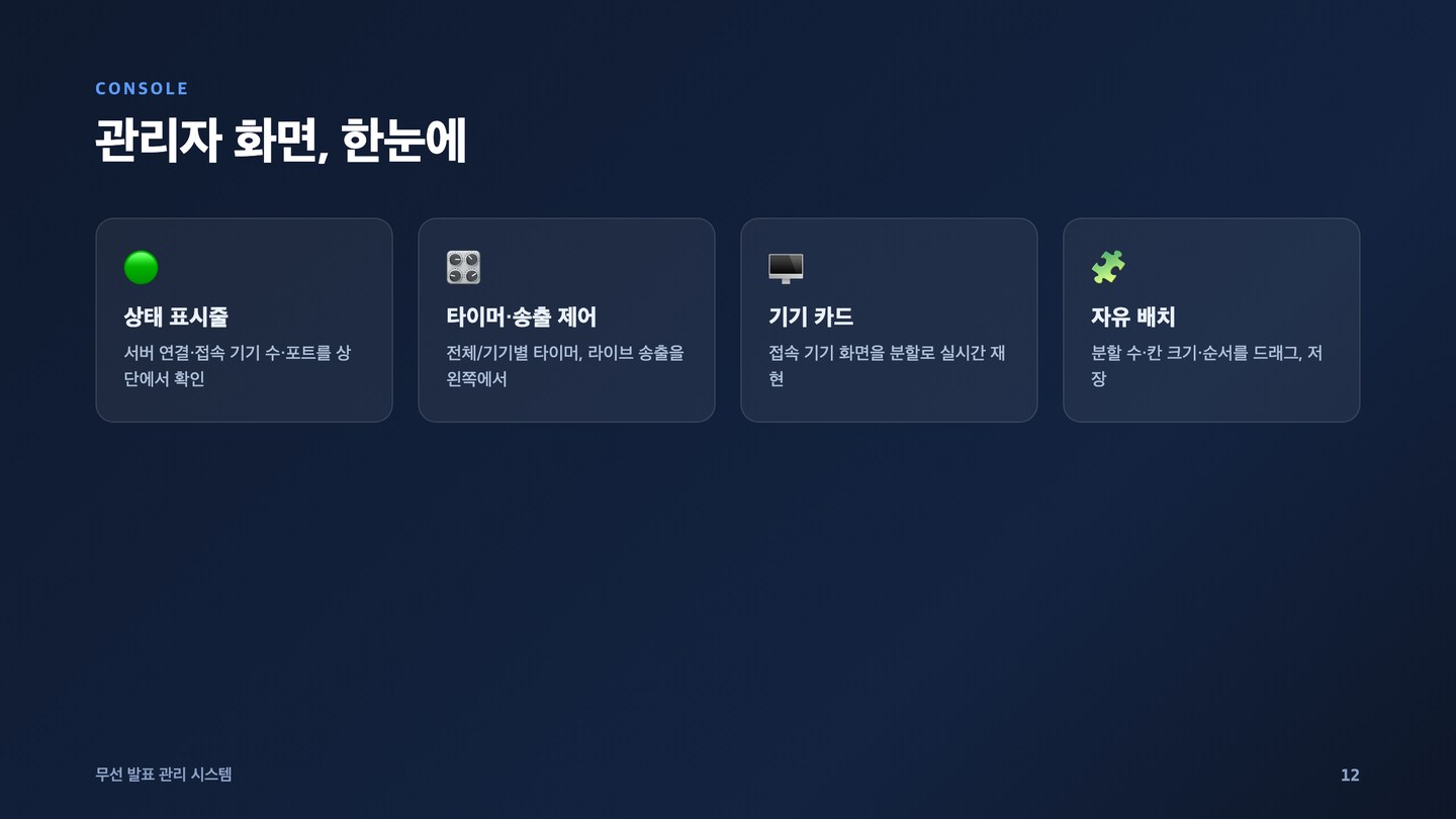 기기마다 다른 화면을 허용하기로 했습니다